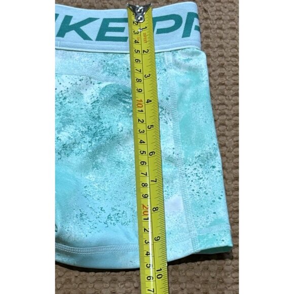 Nike Pro Big Kids' Tie-Dye 3" Shorts "Barely Green" DQ3388-394 Size S - Picture 5 of 6